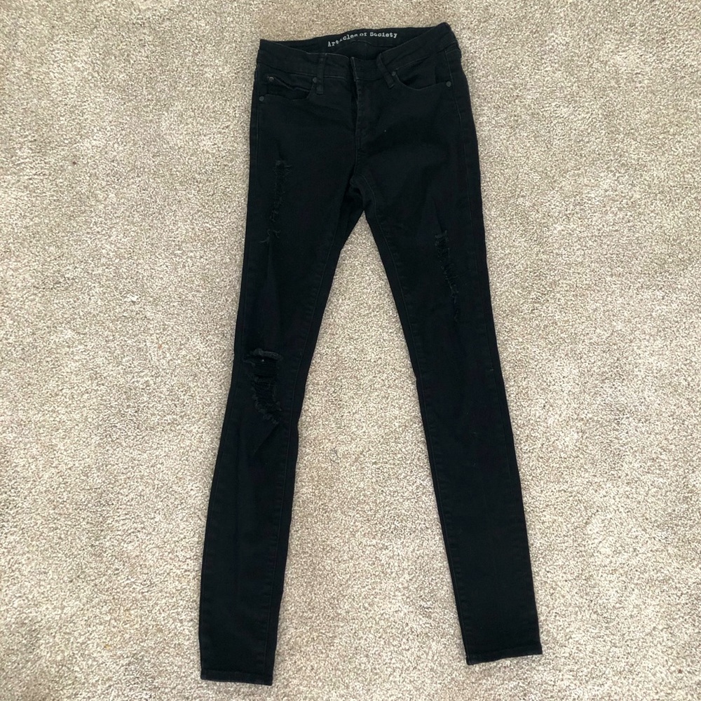Articles of Society Skinny Ripped Jeans